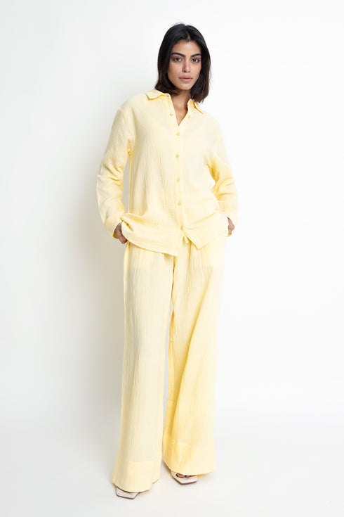 The Butter Yellow Regular Fit Shirt